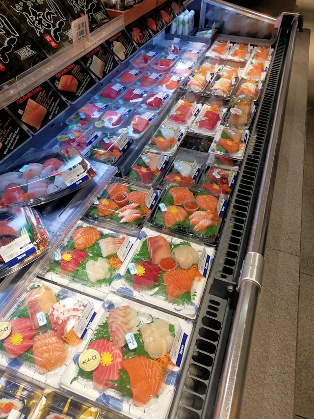 Fresh Sashimi Section in Grocery